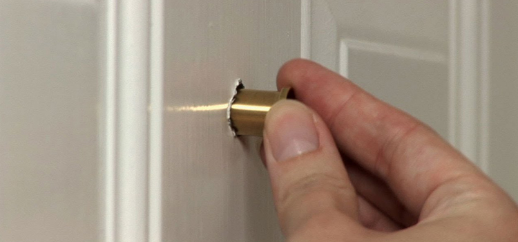 peephole door repair in Cherryland